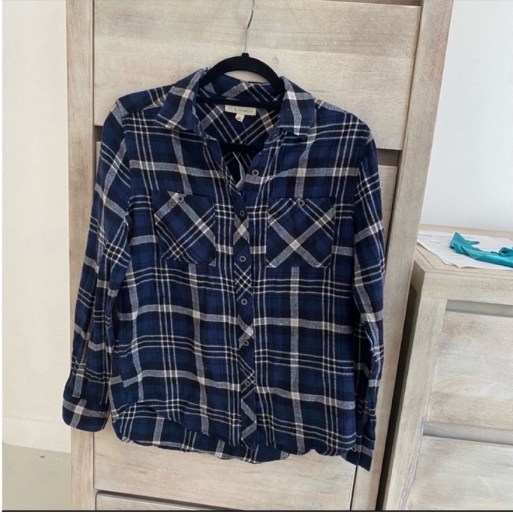 NWT Pacsun Blue Flannel Shirt Small